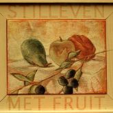 010103362 - ''Stilleven met fruit'' - Paintings - Oil on Canvas - 046x056 - €899