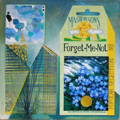 Forget me not - Paintings - Oil on canvas - 100x100